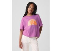 Dětské tričko s potiskem Fialová, XXL