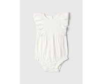 Baby bavlněné body Bílá, 3-6M