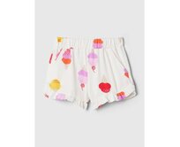 Baby bavlněné kraťasy Bílá, 0-3M