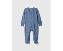 Baby vzorovaný overal Modrá, 0-3M