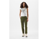 Kalhoty s kapsami Mid-Rise Downtown Khaki Zelená, 4