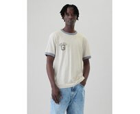 Bavlněné tričko Athletic Béžová, S