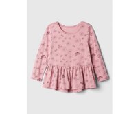 Baby peplum top Růžová, 2YRS
