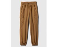 Dětské cargo twill tepláky Hnědá, M