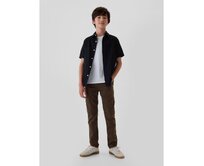Dětské slim cargo džíny UltraSoft Hnědá, 12