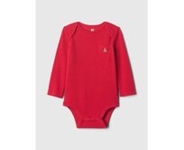 Baby bavlněné body Červená, 3-6M