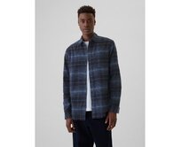 Svrchní flanelová košile Modrá, S