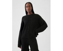 Oversize svetr CashSoft Černá, XS