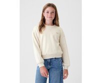 Dětská mikina s logem Béžová, S