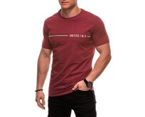 Pánské tričko s potiskem S2030 - červené Červená, XXL