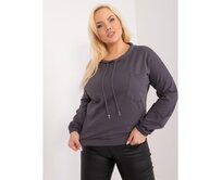 Dámská halenka s kapsičkou plus size WUTA grafitová Grafitová, Univerzální