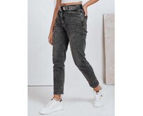 Dámské džíny mom fit, černé Černá, M