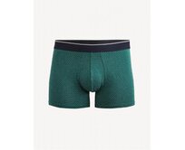 Vzorované boxerky Mitch Zelená, S