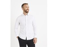 Celio Košile Masantal slim střih Smetanová Krémová, S