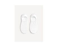 Neviditelné ponožky Misible z bavlny Supima® Bílá ON Bílá, tu