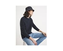 Svetr Tepic s kulatým výstřihem Modrá, S