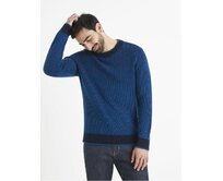 Pletený svetr Veribs Modrá, S