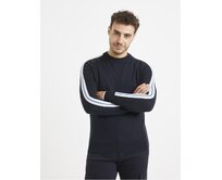 Vlněný svetr Veritas s pruhy Modrá, S