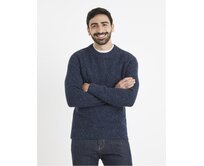 Pletený svetr Venepsey s nopky Modrá, S