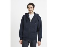 Mikina Vethree na zip Modrá, S