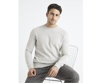 Svetr Bepic s kulatým výstřihem Šedá, XL