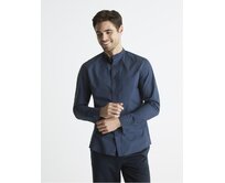 Košile Bamaopeach s dlouhým rukávem Modrá, S