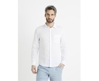 Lněná košile Daflix Bílá, XL