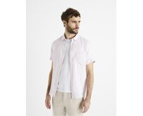 Lněná košile Damarlin Růžová, S