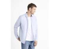 Lněná košile Daflix Modrá, M