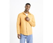 Lněná košile Daflix Oranžová, S