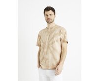 Batikované tričko Deswirl Béžová, M