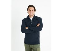 Svetr Celim s límcem na zip Modrá, S