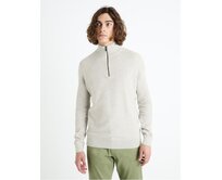 Svetr Celim s límcem na zip Šedá, M