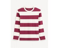 Pruhované tričko Fecond Červená, S