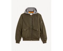 Bunda bomber s kapucí Fujameshoo Khaki, M