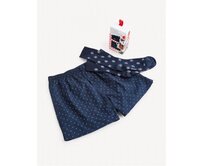 Trenýrky a ponožky v dárkovém balení Modrá, S