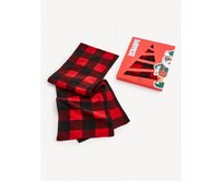 Kostkovaná šálá v dárkovém balení Červená Červená, tu