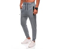 Pánské jednotné tepláky BASIC joggers - šedé V6 EM-PABS-0108 Šedá, S