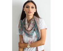 Světle růžový šátek s etnickým vzorem Růžová, Univerzální