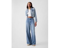 Džíny Mid Rise UltraSoft Baggy Modrá, 28REG