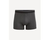 Boxerky z bavlny a drobným vzorem Šedá, L