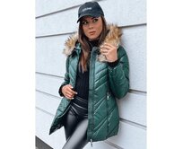 Dámská prošívaná zimní bunda SOLARIS zelená Zelená, S