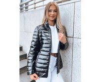 Prošívaná dámská bunda s stojáčkem LUMIPUFF černá Černá, L