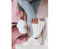 Dámské tenisky na platformě LALANDRA bílé Bílá, 38