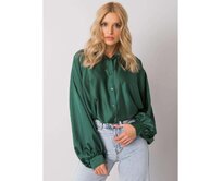 Dámská košile se širokými rukávy CRISTINA zelená Zelená, Univerzální