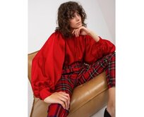 Dámská košile se širokými rukávy BELDA červená Červená, Univerzální