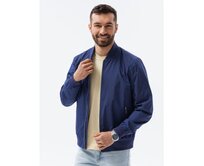 Pánská bunda bomber REGINALD tmavě modrá Námořnická modrá, S
