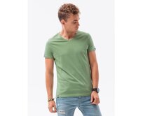 Pánské hladké tričko JADON zelené Zelená, S