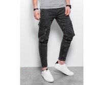 Pánské džíny DELBERT černé Černá, S