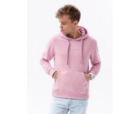 Pánská mikina s potiskem STEVEN růžová Růžová, XL